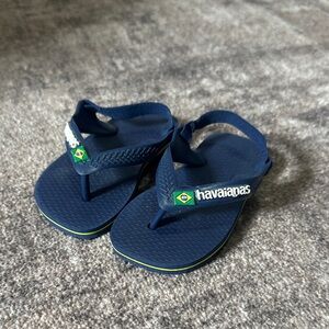 Havaianas Kids Navy Flip Flops